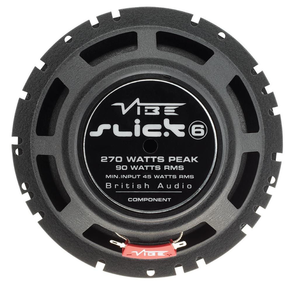 Vibe Slick 6C V7 6.5" 17cm 2 Way Car Door Component Speakers 90w RMS