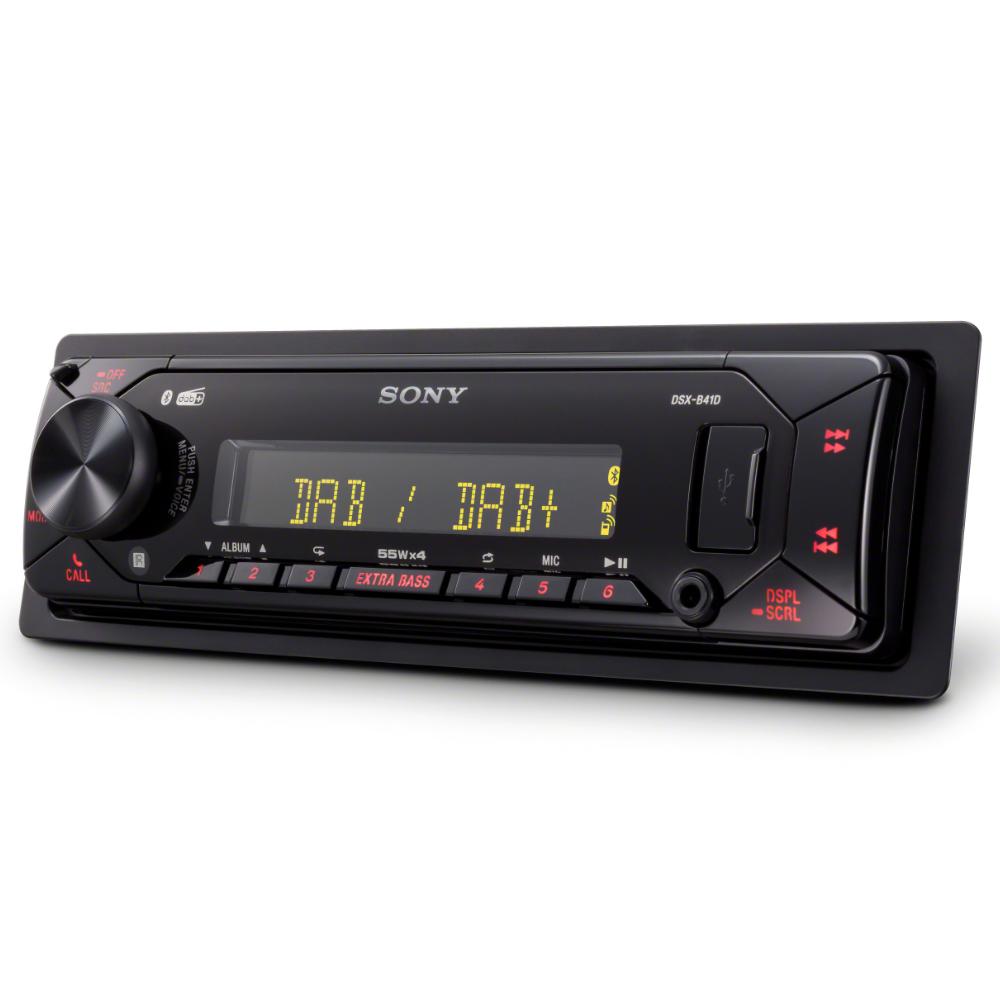 Sony DSX-B41D Mechless Dual Bluetooth USB AUX DAB Digital Radio Car Van ...