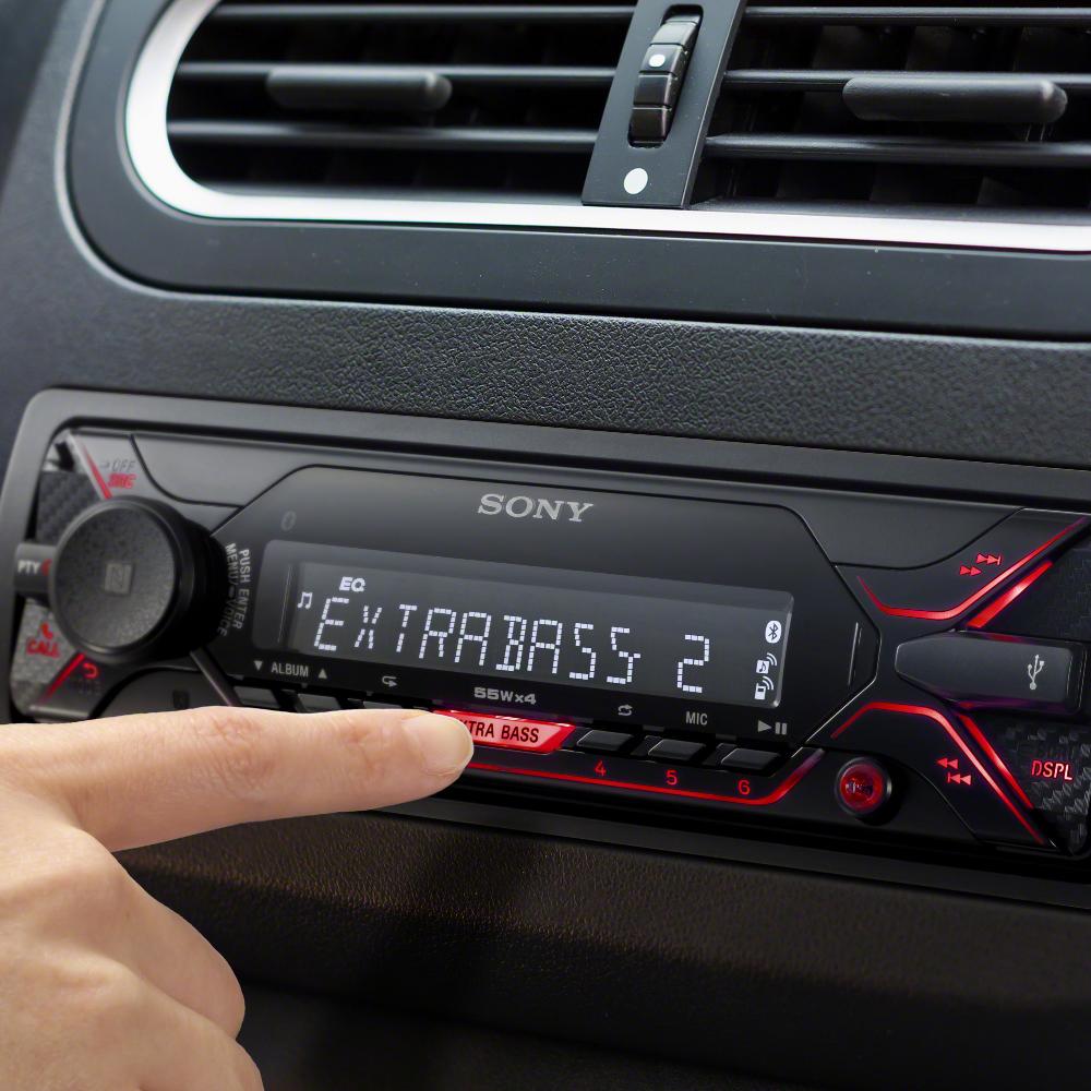 Sony DSX-A410BT Bluetooth Car Stereo Front USB AUX iPhone Android MP3 Flac Radio