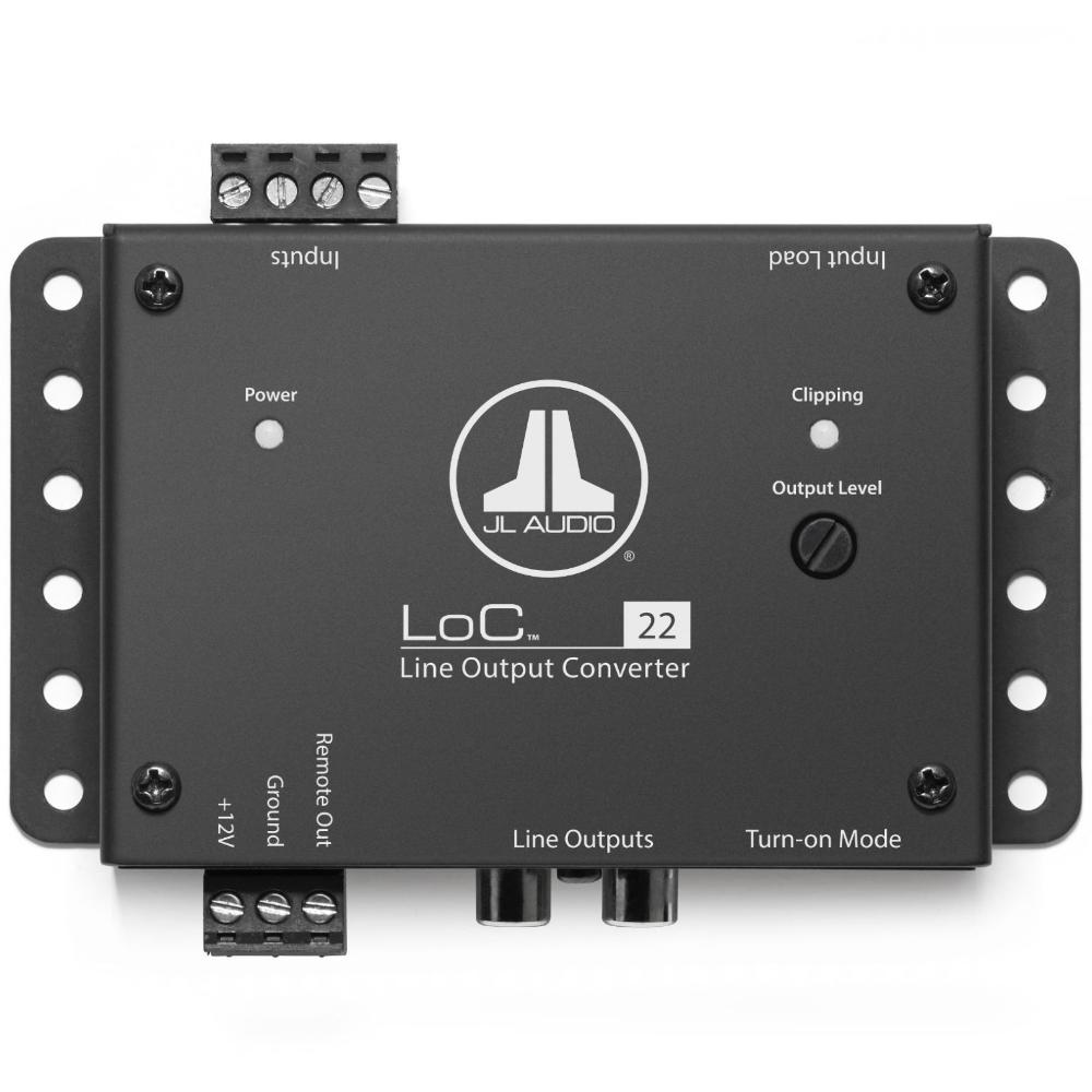 JL Audio LoC-22 Fully Active 2 Channel Speaker Level to Line Output Converter