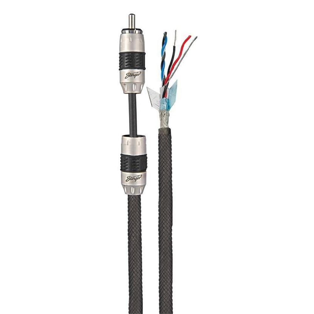 Stinger SI8412 8000 Series 4 Channel Triple Shielded RCA Interconnect Cable 3.7m