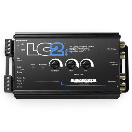 AudioControl LC2i 2 Channel RCA Line Out High to Low Converter with Accubass