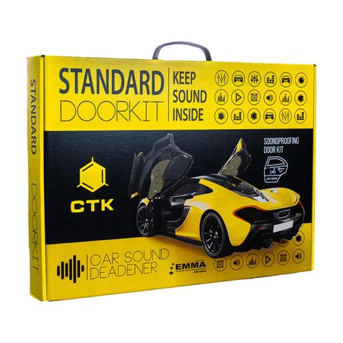 CTK Standard Pro Door Kit 2mm Sound Deadening Close Cell Noise Absorbing Foam