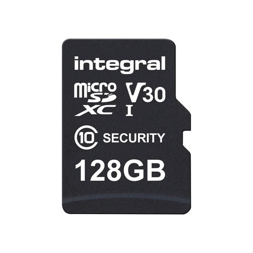 Integral Dash Cam Micro SD Card 128GB High Endurance Home Security CCTV Drones