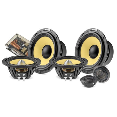 Focal K2 Power ES 165 KX3E 6.5 Inch 16.5cm 3 Way Component Speakers 120w Pair