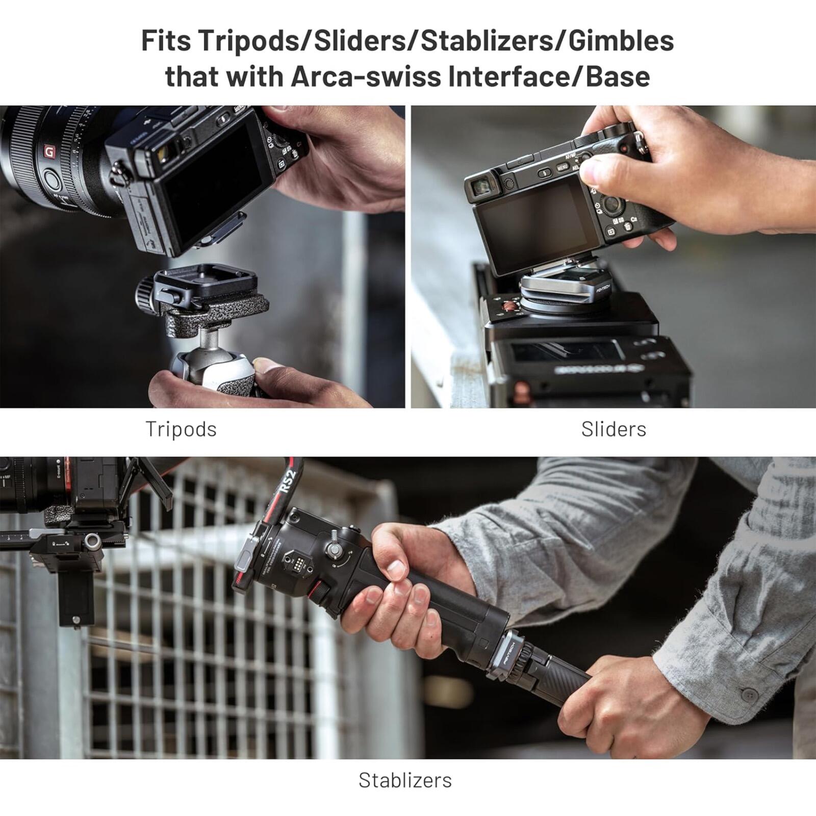 PGYTECH Quick Release Plate PCG013 Snaplock Camera Adaptor Arca