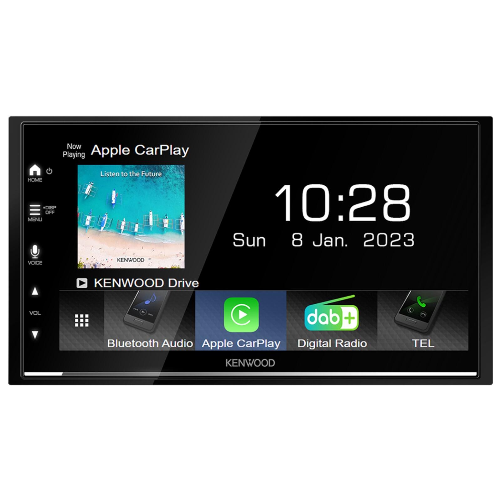Kenwood DMX7722DABS Wireless Apple CarPlay Android Auto DAB Bluetooth