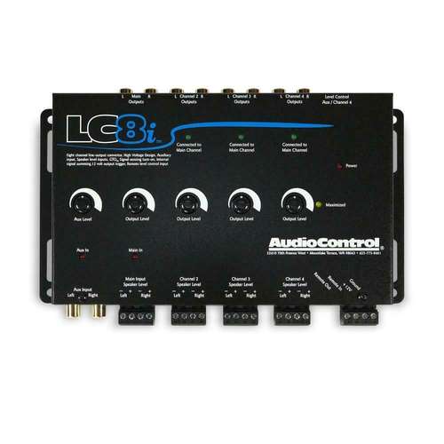 AudioControl LC8i 8 Channel Line Out Converter with Accubass & Subwoofer Control