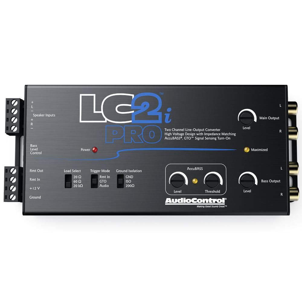 AudioControl LC2i Pro 2 Channel Active Line Out Converter accubass with ACR-1