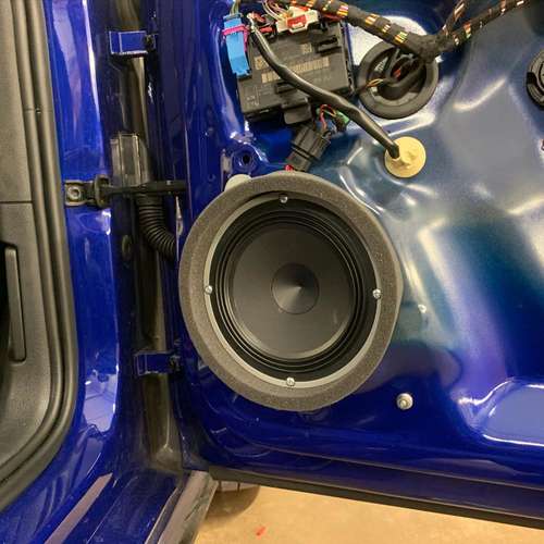 Stinger Roadkill Fast Rings 8" 200mm Acoustic Foam Car Door Speaker Baffle Kit