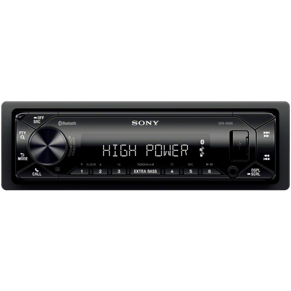 Sony DSX-GS80 Car Stereo High Power 4x100W Bluetooth Radio USB AUX 3 Pre Outs