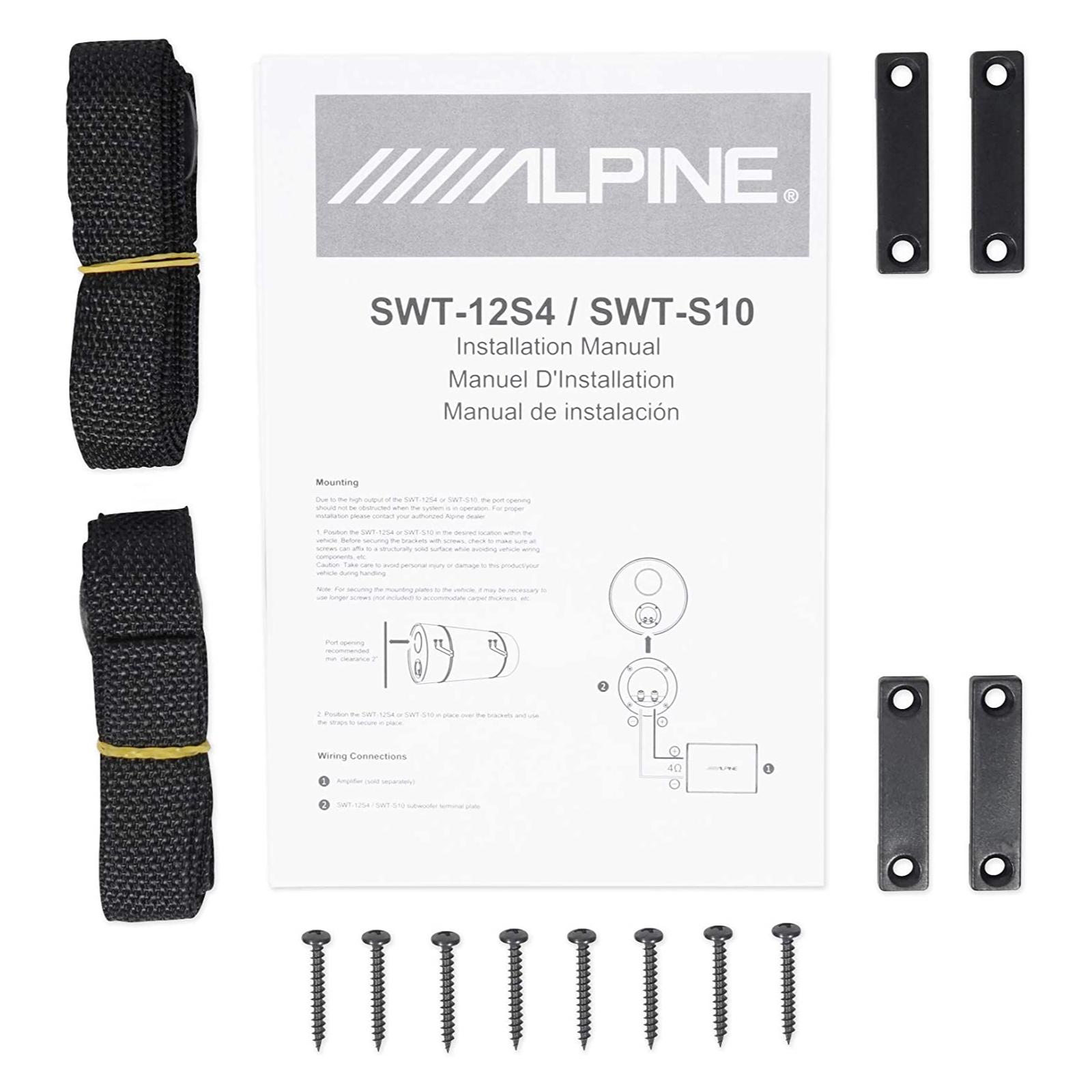 Alpine SWT-12S4 bass tube Sub