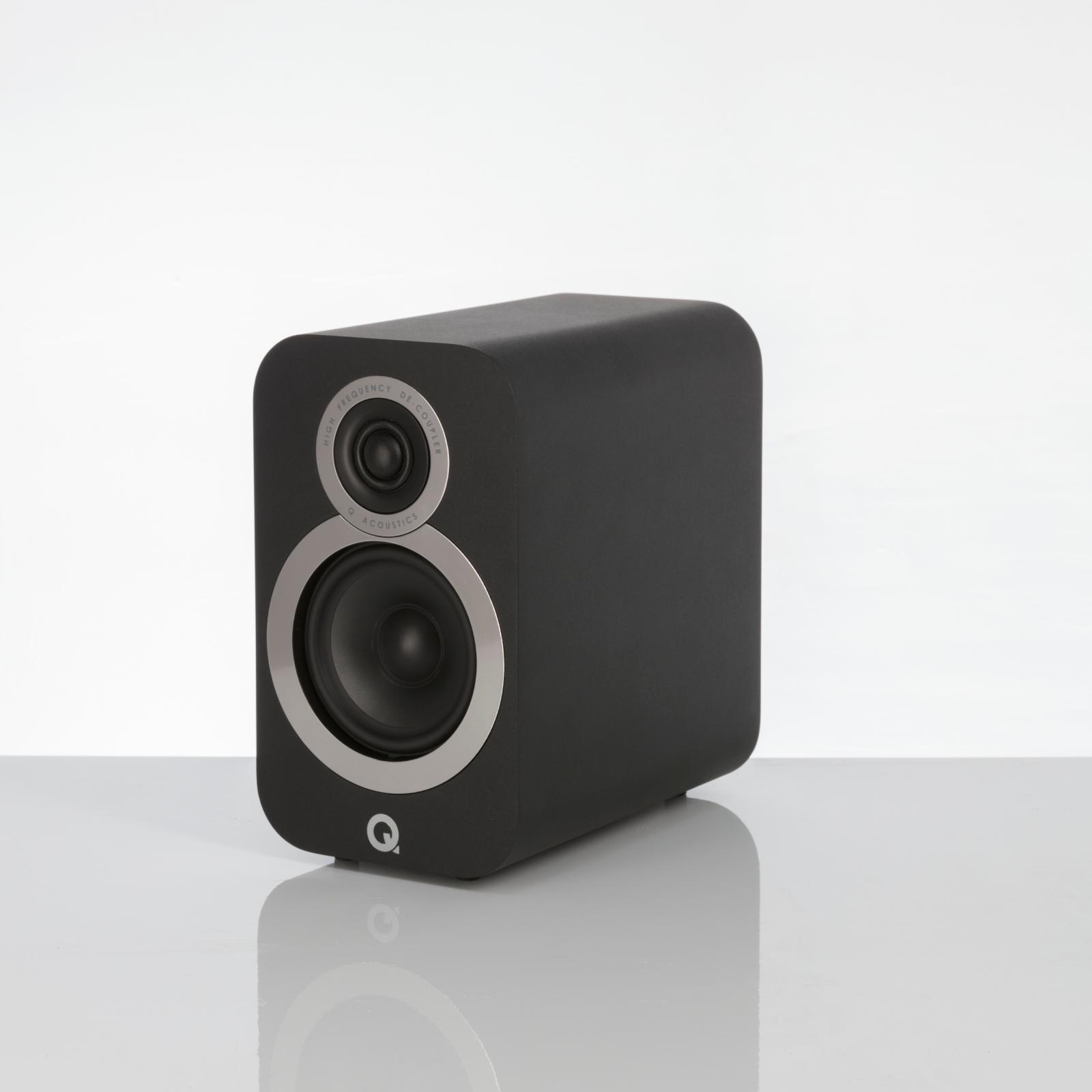 Q Acoustics 3010i | Bookshelf Speakers HI-FI Stand Mount Carbon Black ...