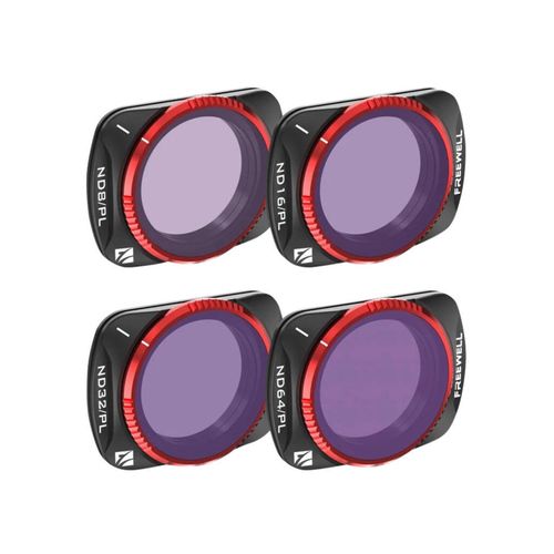 Freewell Bright Day 4 Pack ND/PL Hybrid Filters for DJI Osmo Pocket 3 Camera