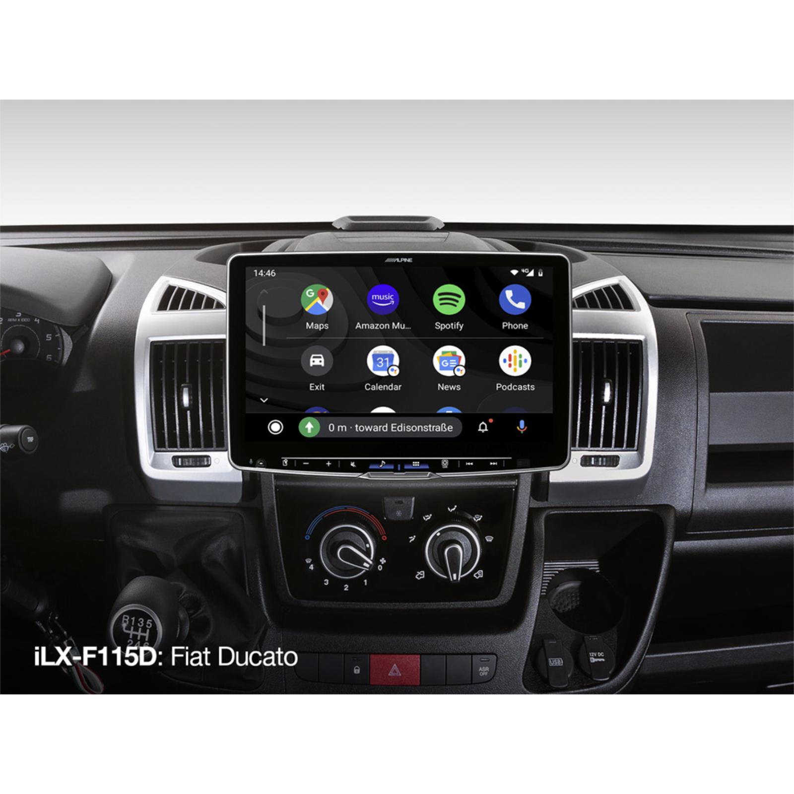 Alpine ILX-F115D Halo 11 Apple CarPlay fitting