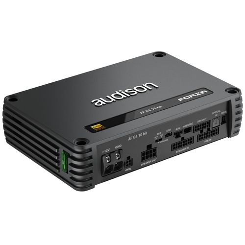Audison Forza AF C4.10 bit Amplifier 4 Channel Amp and 10 Channel DSP 600w RMS