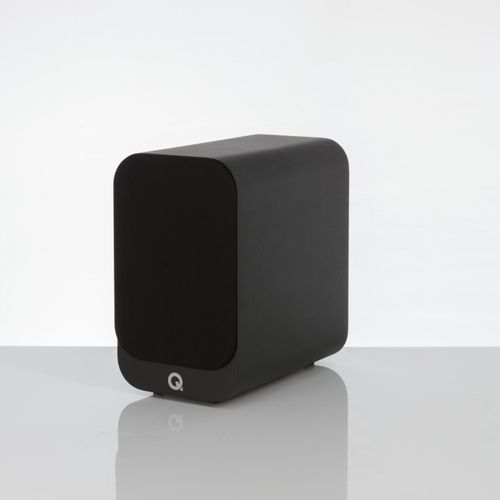 Q Acoustics 3010i Slim Line Bookshelf or Stand Mount Speakers Carbon Black Pair