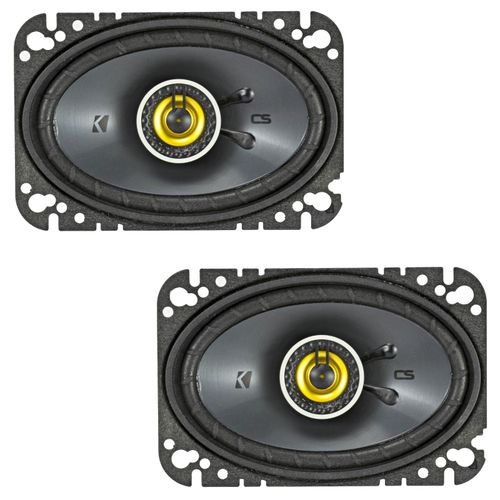 Kicker CSC464 CS Series 4x6" 2 Way Car Door Coaxial Speakers 50w RMS