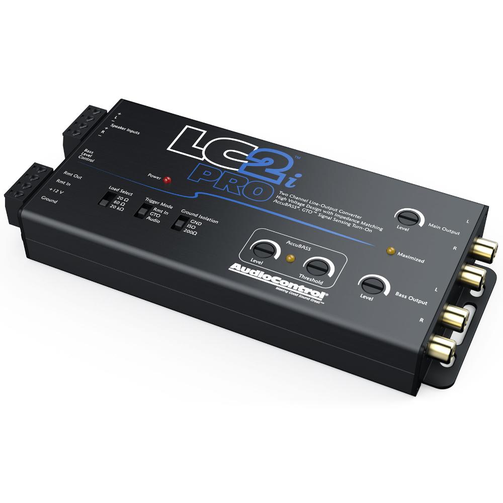 AudioControl LC2i Pro 2 Channel Active Line Out Converter accubass with ACR-1