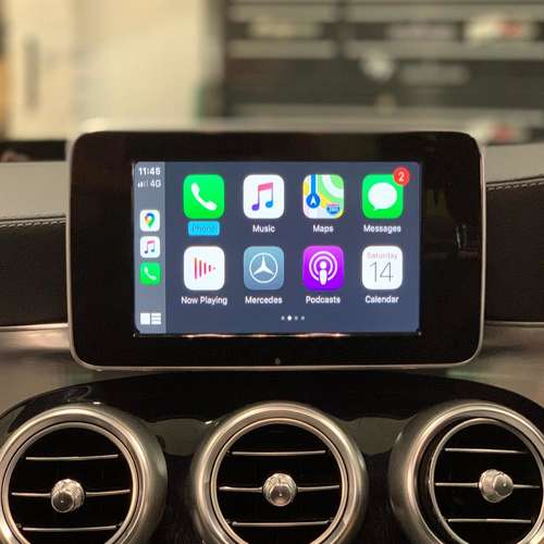 Wireless Apple CarPlay Android Auto Retrofit Kit for Mercedes NTG 4.5 4.7 Radios