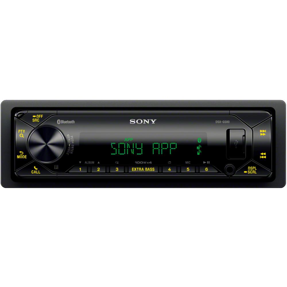 Sony DSX-GS80 Car Stereo High Power 4x100W Bluetooth Radio USB AUX 3 Pre Outs