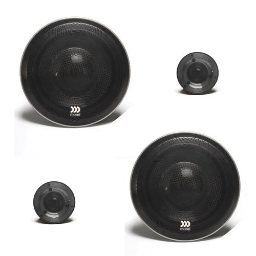 Morel Supremo 602 Flagship 2 Way Active 6.5" Component Speakers 140w RMS