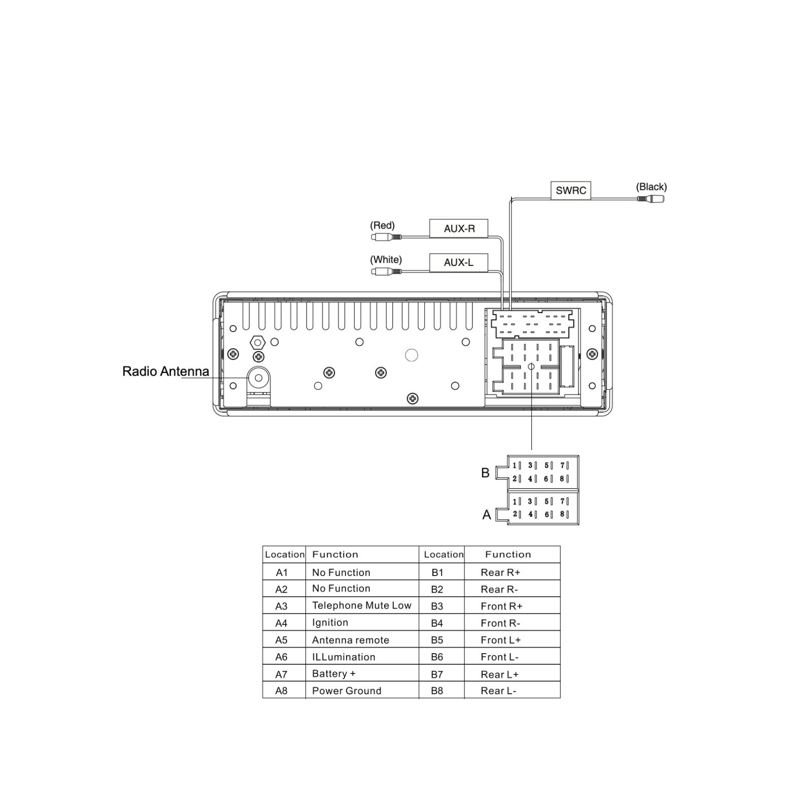 Continental CD7416UOR Car Stereo Radio CD Player USB Mechless Retro OEM Look
