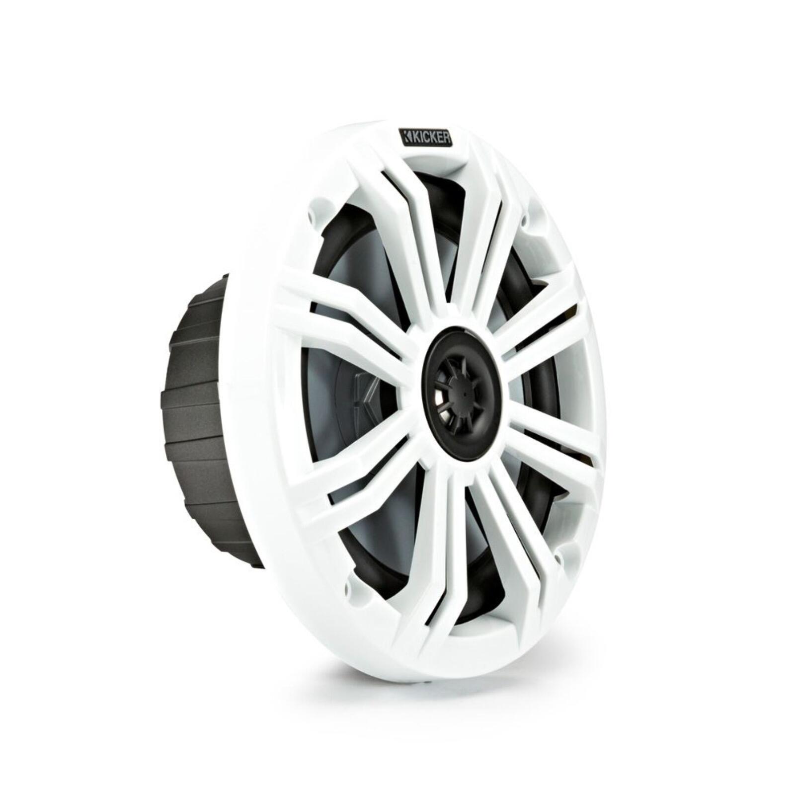 Kicker Marine KA45KM654 Speakers KM Series 6.5" Coaxial White
