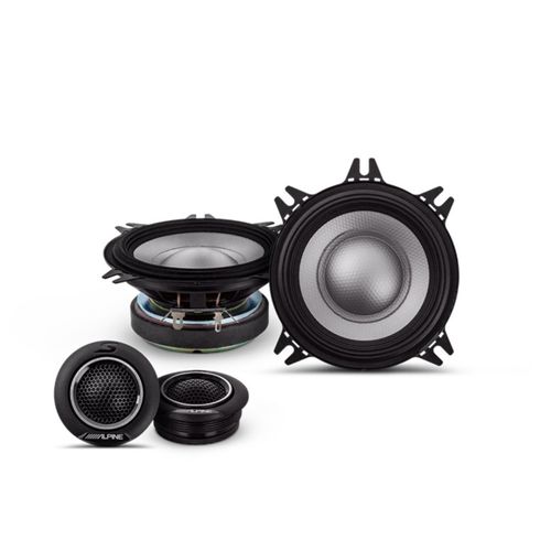 Alpine S2-S40C Speakers 4 Inch 10cm S2 Series Car 2 Way Component 45w RMS Pair