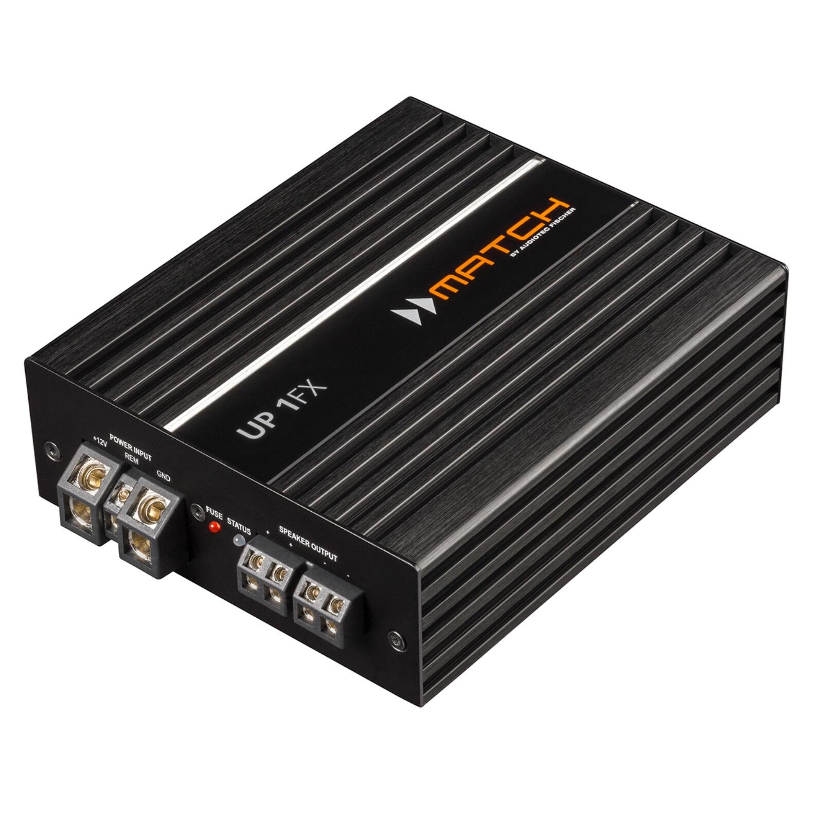 Match UP 1FX Amp Mono 1 Channel Subwoofer Amplifier Class D