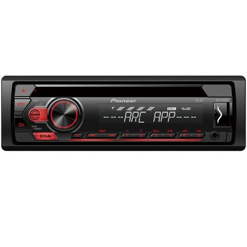 Pioneer DEH-S110UB Car Stereo Front USB CD Player MP3 AUX FM Radio Red Display