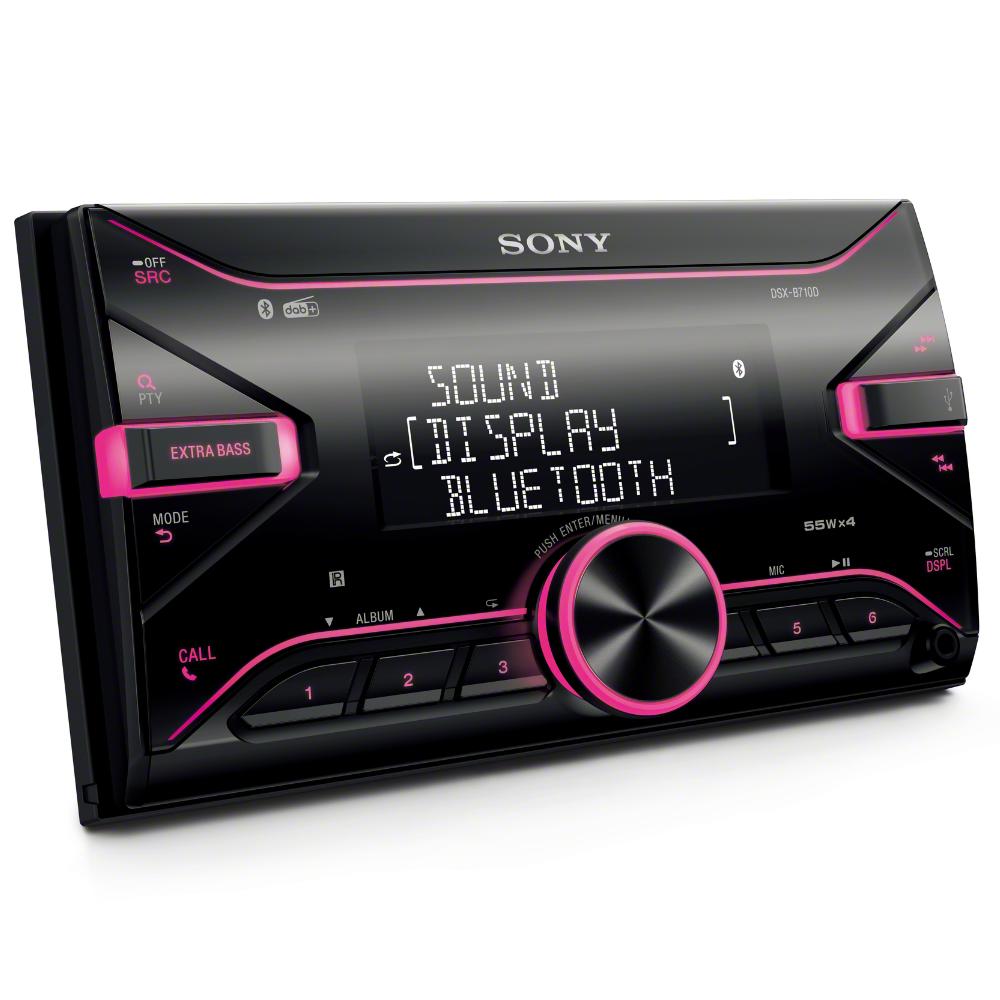 Sony DSX-B710D Double Din Car Stereo DAB Radio Bluetooth USB AUX 3 Pre Out 4x55w