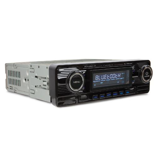 Caliber Retro CD Car Stereo Black FM Radio Bluetooth SD USB AUX In RCD120BT/B