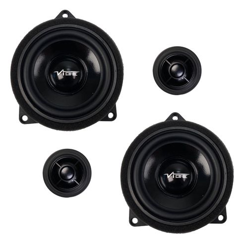 Vibe Optisound BMW & Mini 3 Way 4" Speaker and 8" Subwoofer Upgrade Plug & Play