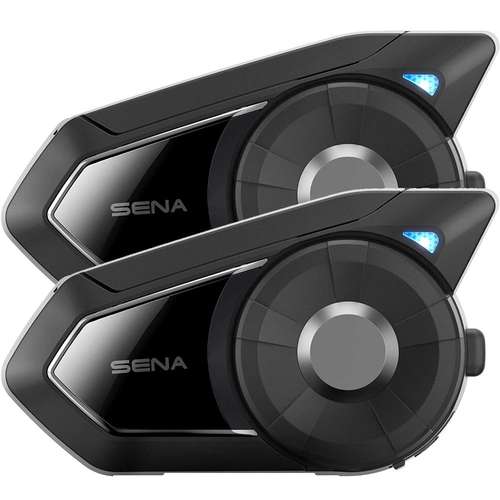 Sena 30K Dual Pack HD Bluetooth Motorcycle Helmet Headset Intercom Calls Music