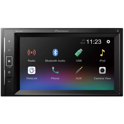 Pioneer DMH-A240BT 6.2" Touch Screen Double Din Bluetooth USB Radio Car Stereo