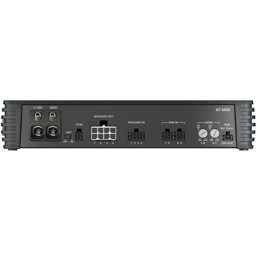 Audison Forza AF M4D Amplifier 4 Channel Bridgeable Class D Amp 1040w RMS
