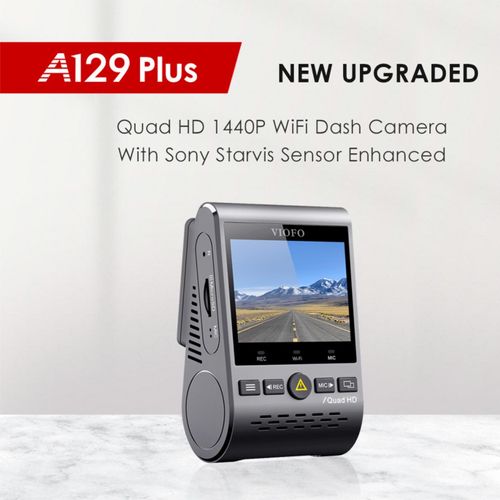 Viofo A129 Plus Dash Cam Front 1 Channel Starvis Quad HD GPS WIFI Camera 2" LCD