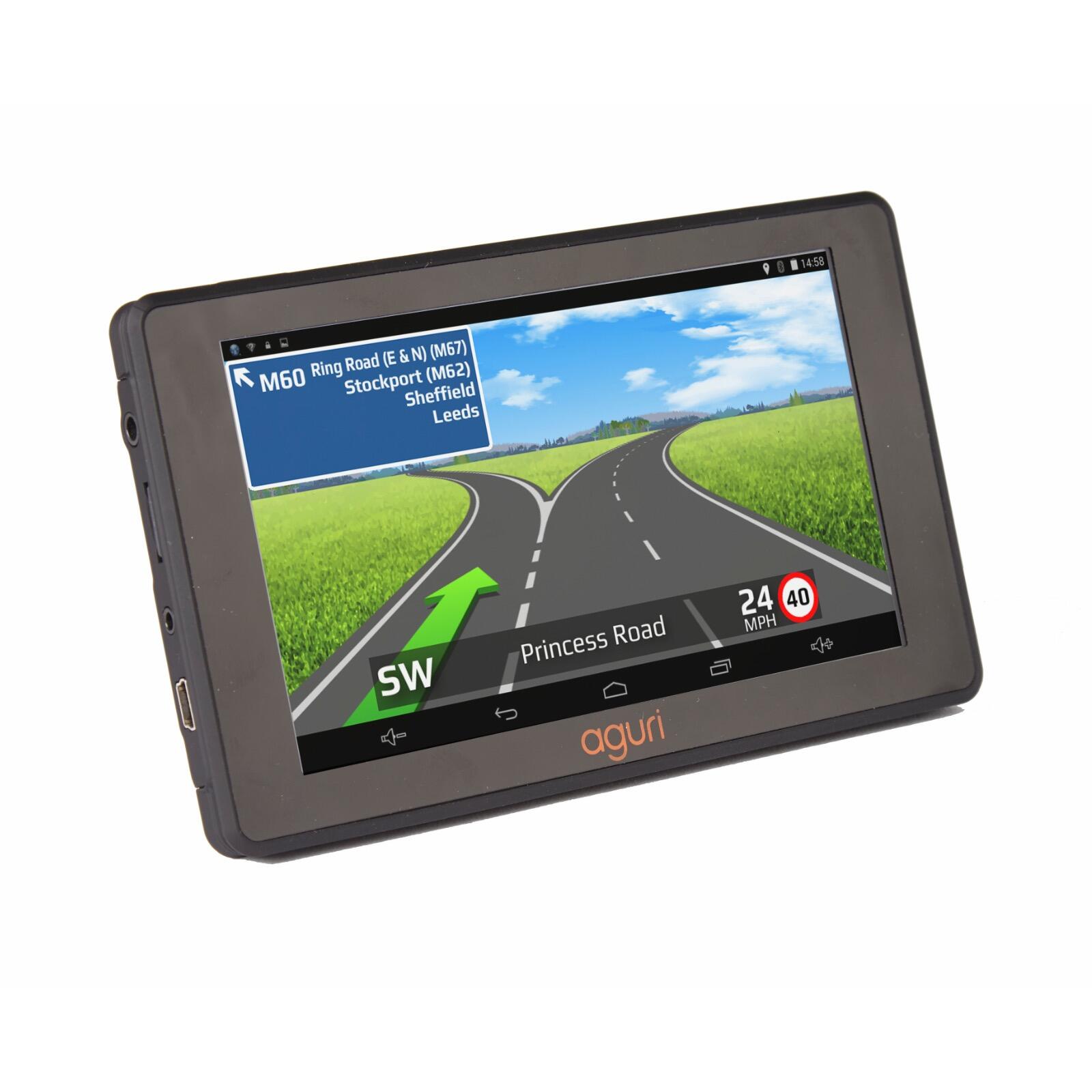 Aguri TX520 Truck GPS Sat Nav Built In Dash Cam 5" Screen WiFi UK