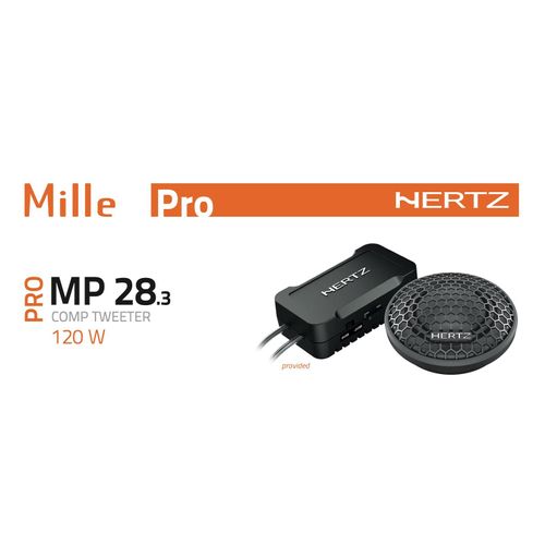 Hertz Mille Pro MP 28.3 Car Audio Tetolon Dome 35mm Tweeters 180w Peak Pair