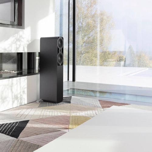 Q Acoustics 5040 Floorstanding HI-FI Home Cinema Loud Speakers Satin Black