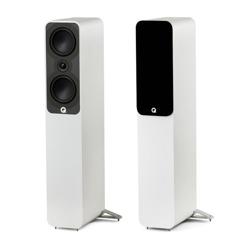 Q Acoustics 5040 Floorstanding HI-FI Home Cinema Loud Speakers Satin White