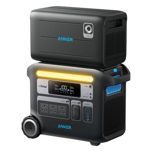 Anker 767 PowerHouse SOLIX F2000 Portable Power Station with Expansion Battery