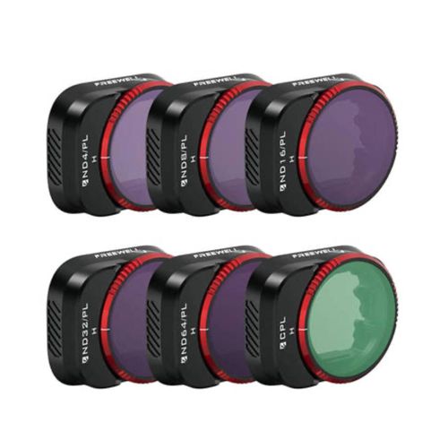 Freewell Bright Day 6 Pack Filters ND/PL CPL for DJI Mini 3 & Pro Drone Camera