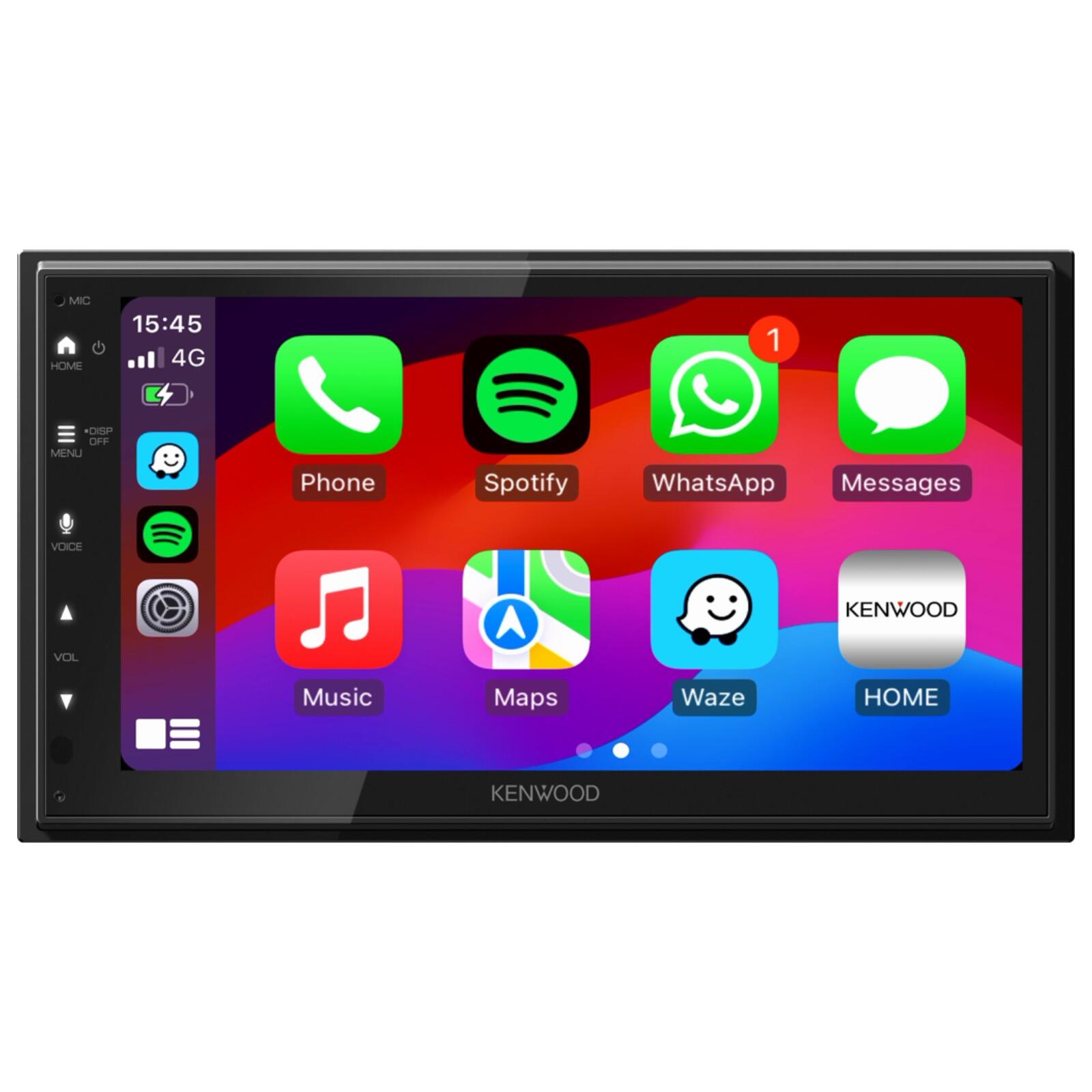 Kenwood DMX5023DABS Apple CarPlay Android DAB Bluetooth Double Din Car