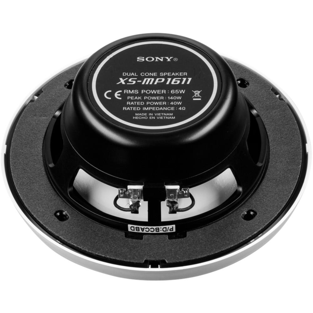 Sony XS-MP1611 Marine Boat Bathroom Speakers Dual Cone 16cm 6.5" 65w RMS Pair