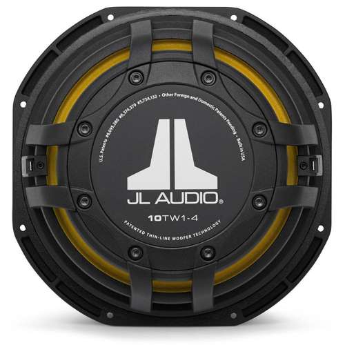 JL Audio 10TW1-4 10 Inch Sub TW1 Series Shallow Mount Subwoofer 4 ohm 300w RMS