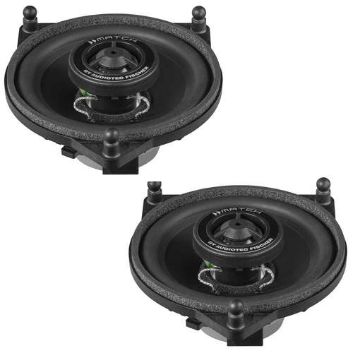 Match UP X4MB-FRT Mercedes C & E Class 2 Way 4 Inch Coaxial Car Speakers 60w RMS