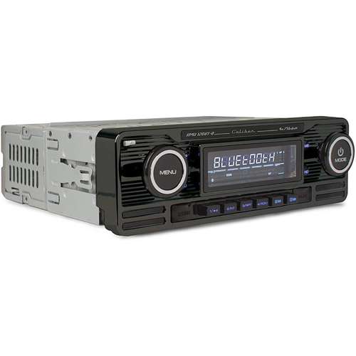Caliber Retro Car Stereo Black FM Radio Bluetooth SD USB AUX In RMD120BT/B
