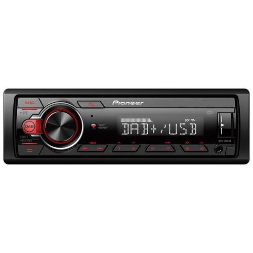 Pioneer MVH-130DAB Mechless Digital Radio USB Spotify Android Connect Car Stereo